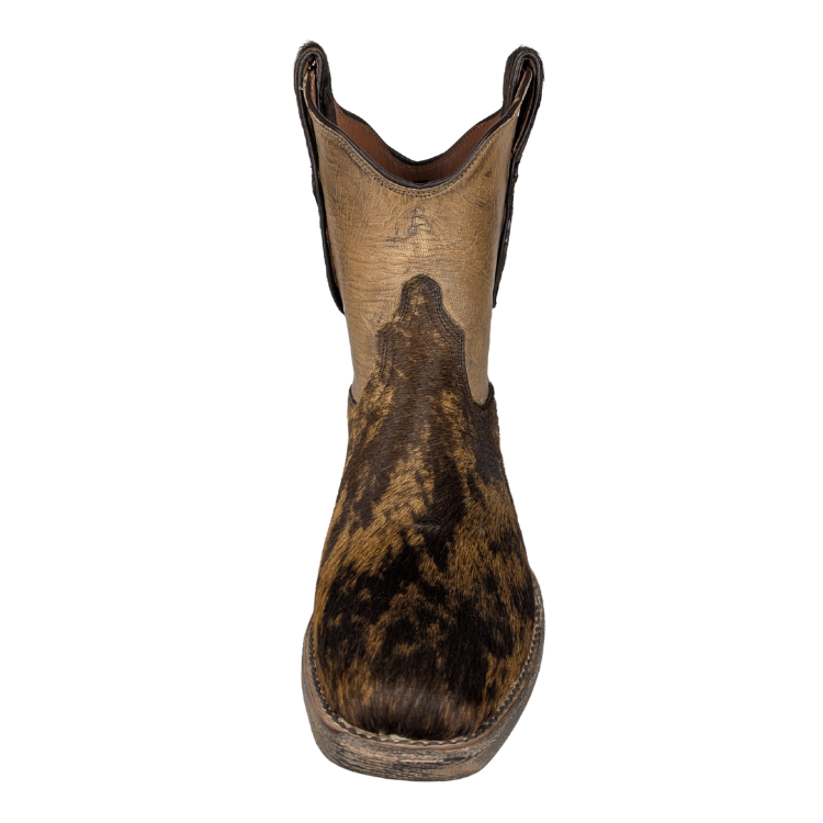 Black Jack BDL7550-V4 Women's Hair on Calf Shortie - Brindle Brown/Black/Tan