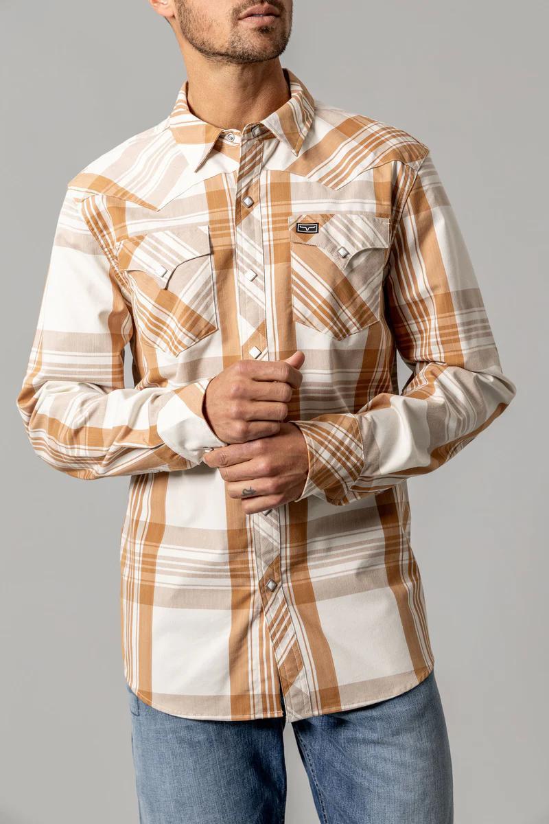 Kimes Ranch Double R Dress Shirt - WW Brown