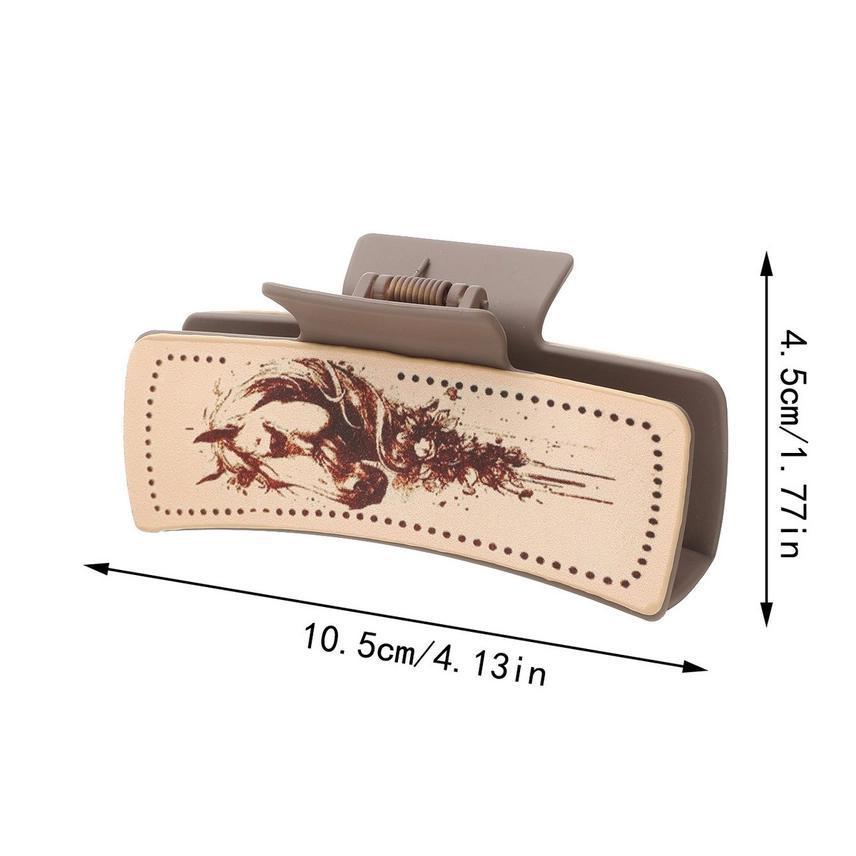 Accity CWAHA0606-3 Horse Head Portrait Hair Claw Clip