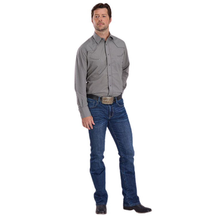 Roper 01-001-0017-0440 Men's Long Sleeve Western Style Shirt