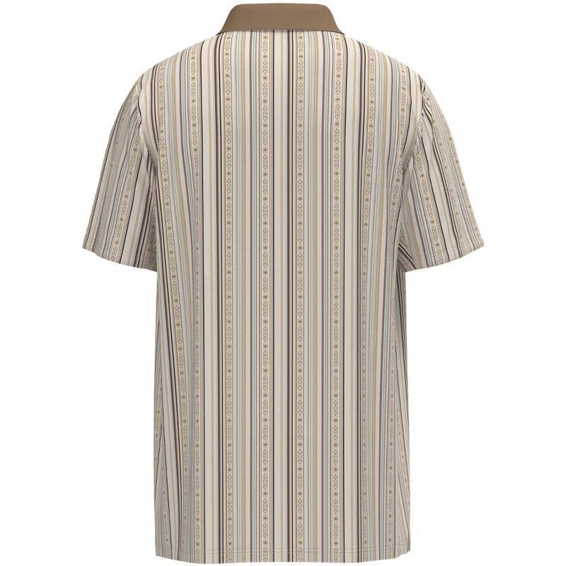 Hooey HP2601CRST "The Weekender" Polo Cream/Stripe