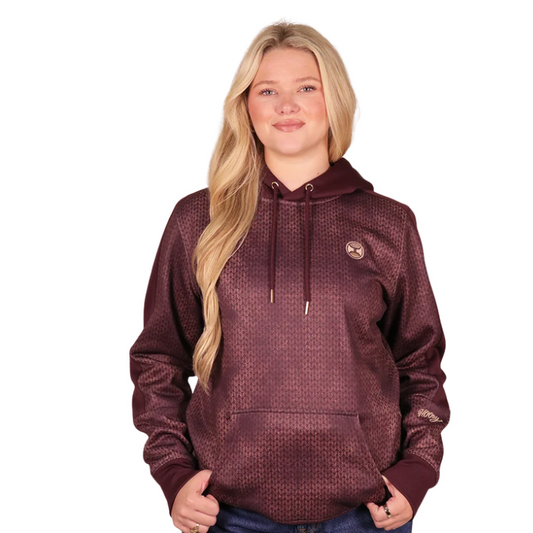 Hooey - HH2605MAPR - Canyon - Women's Maroon Hoody
