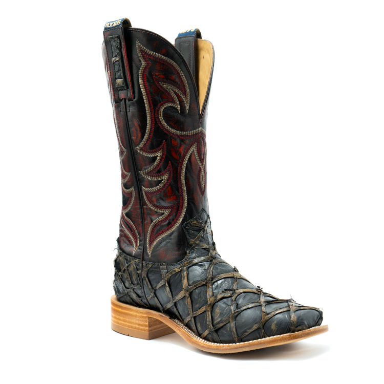Hyer HM11051 - Cowley - Matte Dark Brown Big Bass Men's Exotic Boots