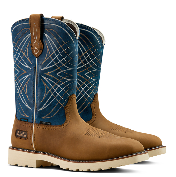 Ariat 10060893 Men's Activator Waterproof Wide Square Toe Steel Toe Work Boot