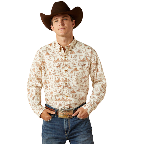 Ariat 10062242 MNS Saint Classic Fit Shirt