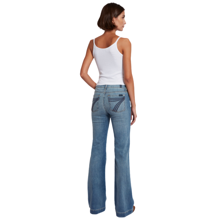 7 For All Mankind - 7U45144A - Dojo - Distressed Authentic Light