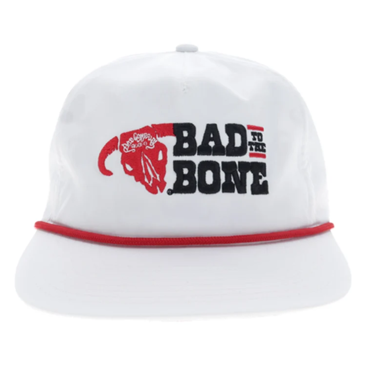 Hooey BC2610T-WH Bad Company 5-Panel Full Surround Ball Cap-White