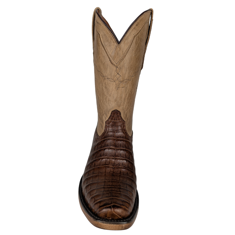 Black Jack PUN7906-V1 Men's Caiman Belly Pull Up Nicotine