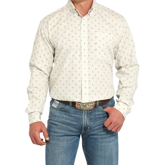 Cinch MTW1105933 MENS L/S PRINT