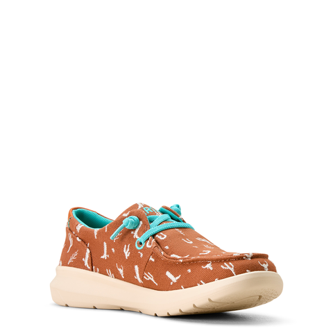 Ariat 10053763 Women's Hilo Doodle Sorrel Western Icons