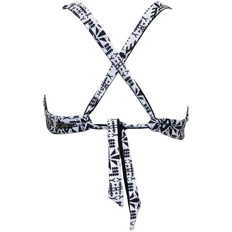 Hooey HST102AZBK Women's "The Rampy" Reversible Swimsuit Top