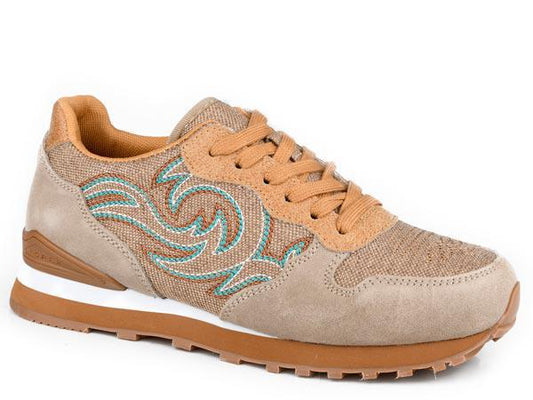 Roper 09-021-1797-3710 Beige Suede Jogger