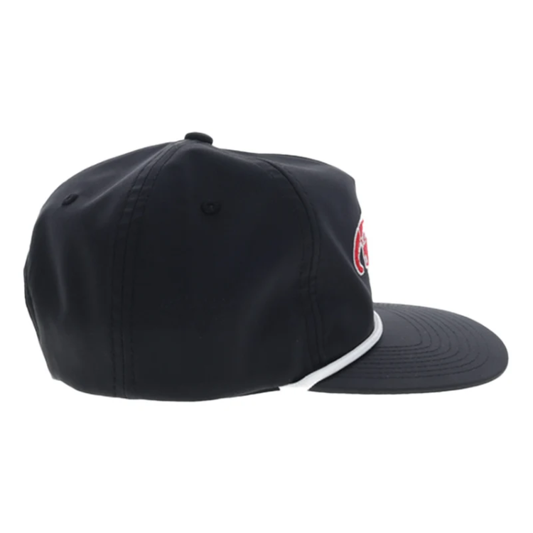 Hooey BC2610T-BK Bad Company 5-Panel Full Surround Ball Cap-Black