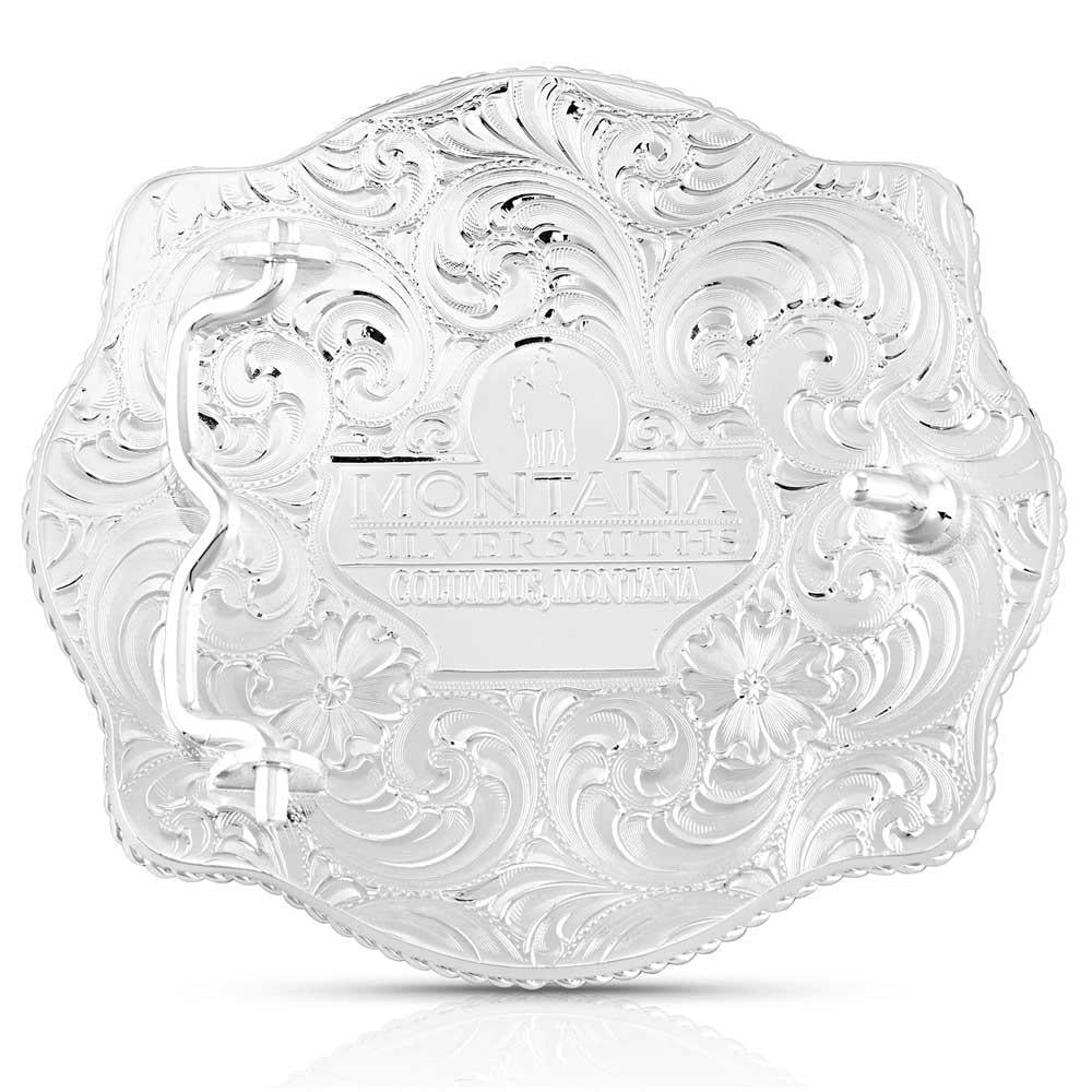 Montana Silversmith 7009 Two-Tone Don't Tread On Me Scalloped Buckle