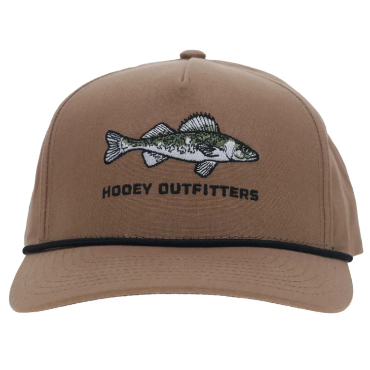 Hooey 6037T-TN-Walleye 5-Panel Full Surround Snapback-Tan