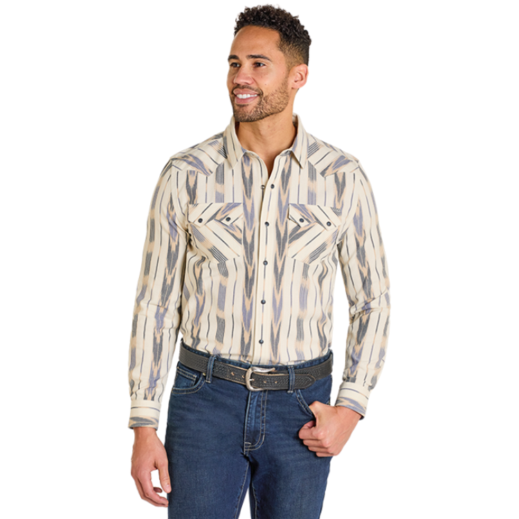 Panhandle Slim PMN2S07493 Pearl Snap Tan