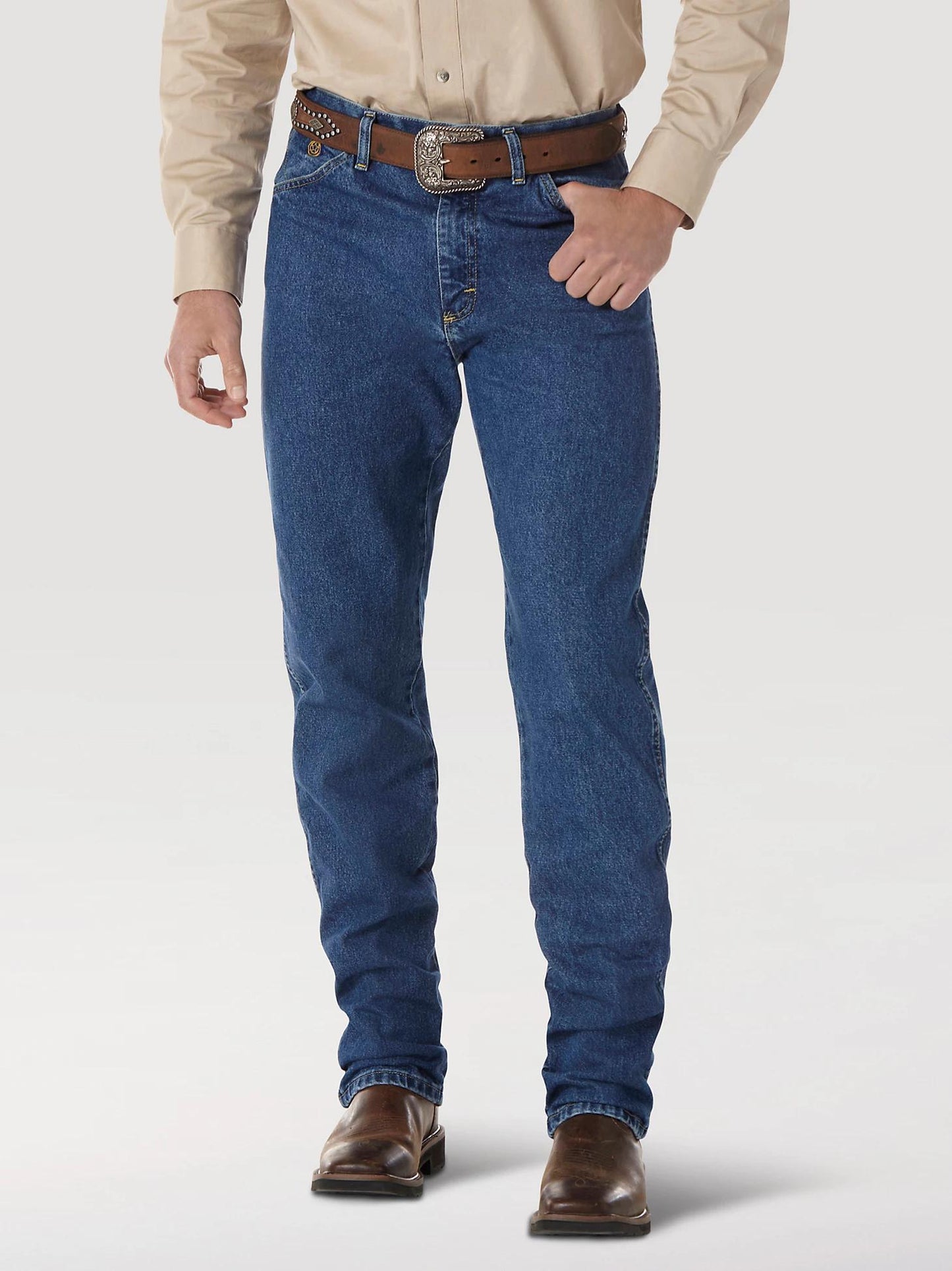 Wrangler 13MGSHD GEORGE STRAIT COWBOY CUT® ORIGINAL FIT JEAN IN HEAVYWEIGHT STONE DENIM