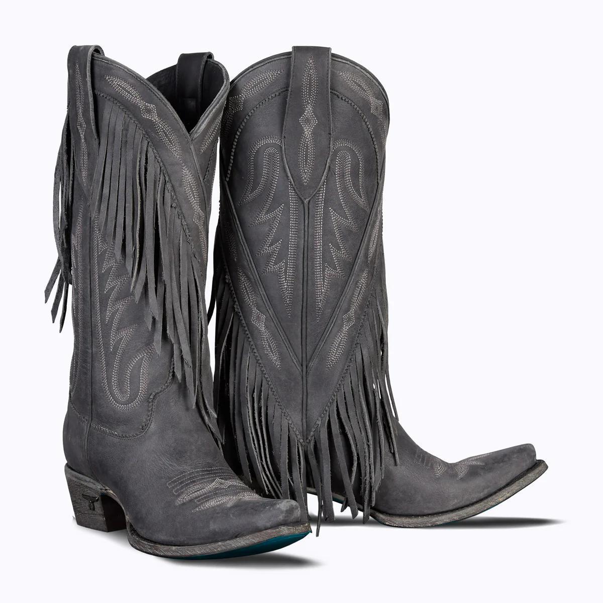 Lane LB0482B Senita Falls-Distressed Jet Black