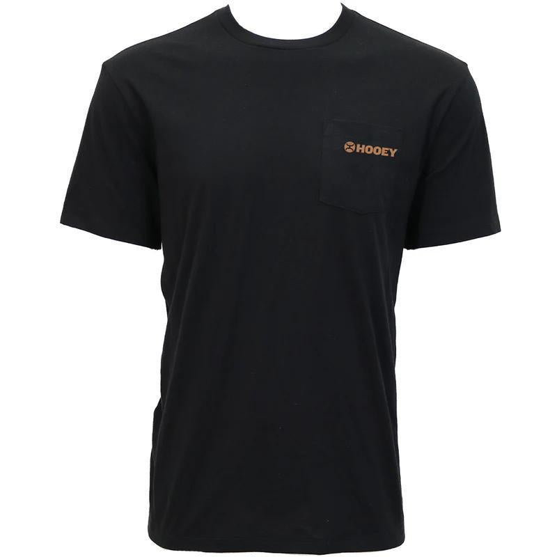 Hooey HT2667BK "Quanah" Black Pocket T-shirt