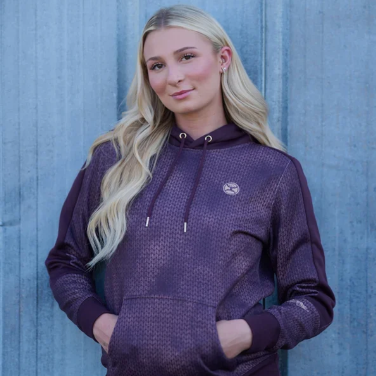 Hooey - HH2605MAPR - Canyon - Women's Maroon Hoody