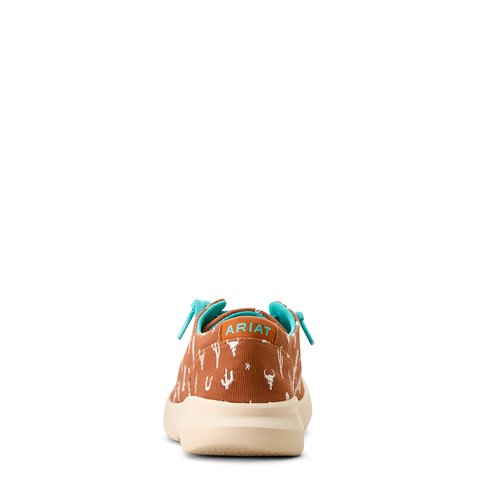 Ariat 10053763 Women's Hilo Doodle Sorrel Western Icons
