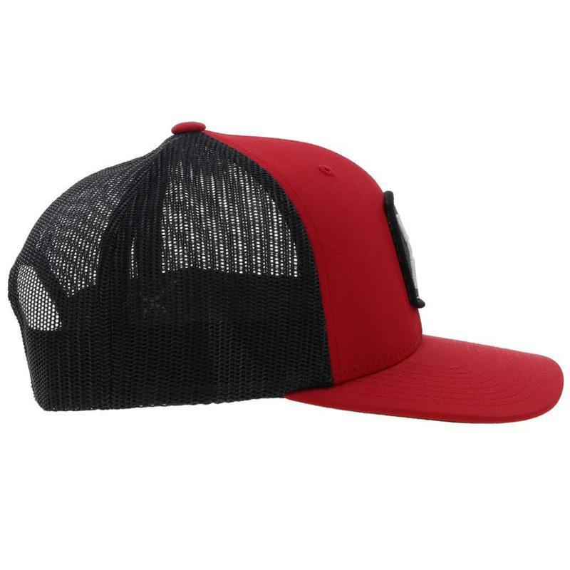 Hooey 2224T-RDBK-Y YOUTH HAT "ZENITH" RED/BLACK SNAPBACK