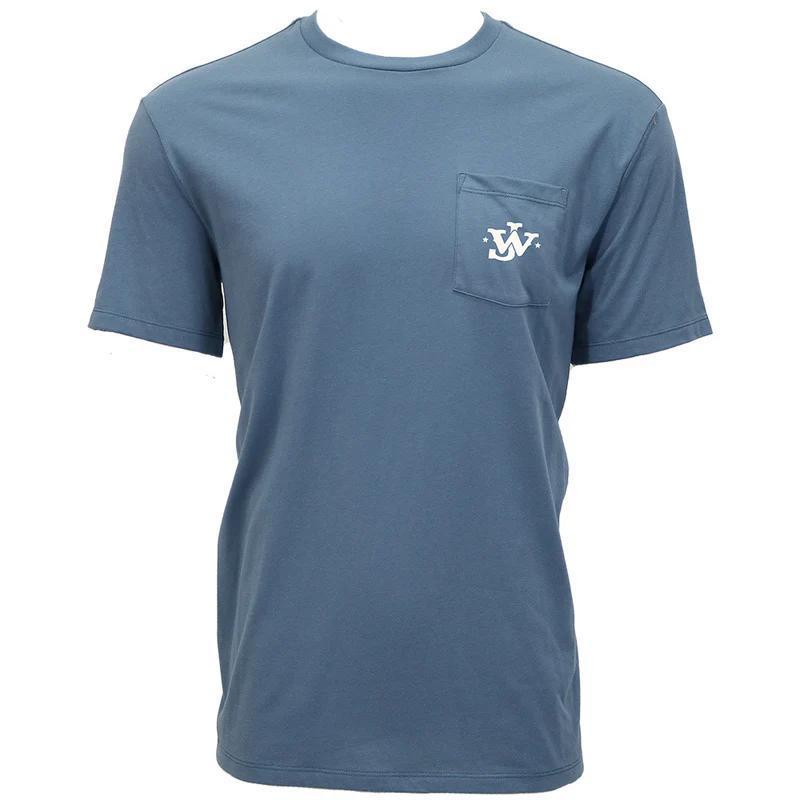 Hooey HT2660DKDE "John Wayne" Dark Denim Pocket T-shirt