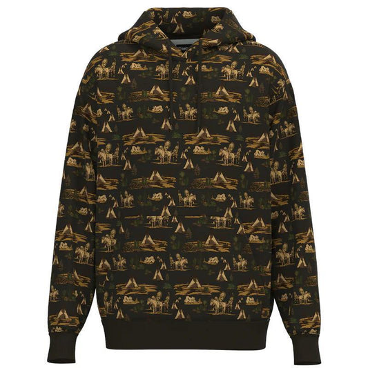 Hooey HH1333BRPR Men's "Legendary Hoody" Brown Comanche Patterned