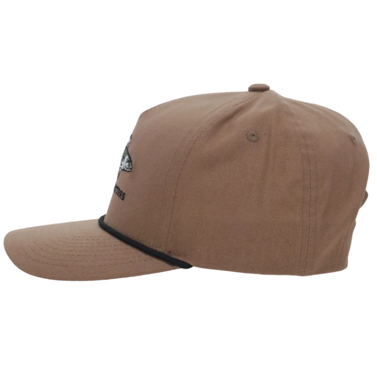 Hooey 6037T-TN-Walleye 5-Panel Full Surround Snapback-Tan
