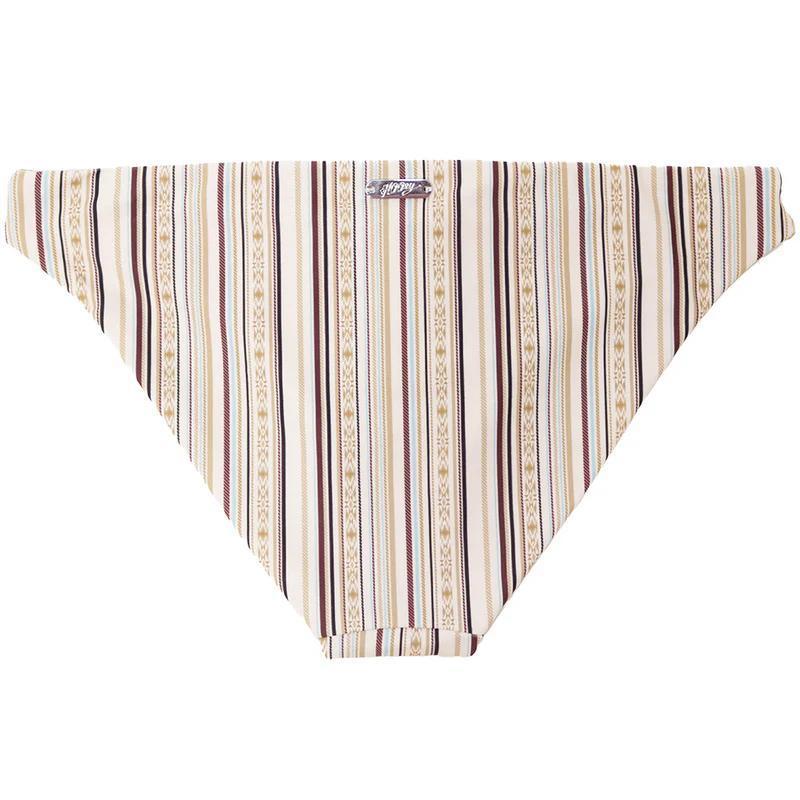 Hooey HSB2601CRST "The Rally" Reversible Swimsuit Bottoms Stripes & Tooled Pattern