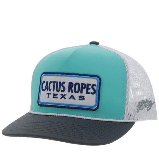 Hooey CR089 CACTUS ROPES MINT/WHITE