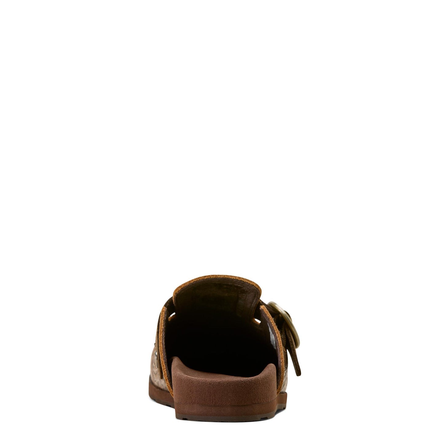 Ariat 10074266 Women's Country Mule Brown Floral Emboss