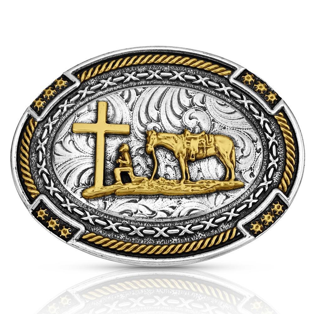 Montana Silversmith A1074P - Cowboy Credence Buckle