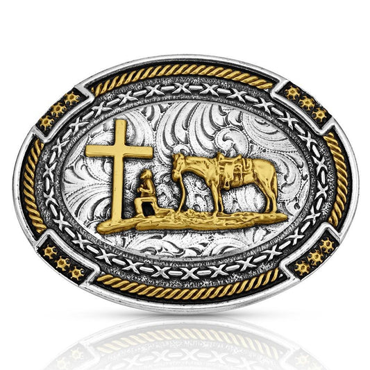 Montana Silversmith A1074P - Cowboy Credence Buckle