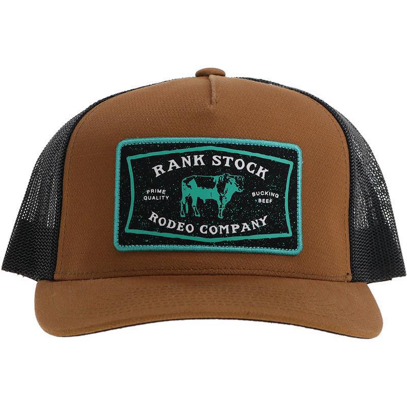 Hooey 2361T-BRBK "RANK STOCK" HAT BROWN/BLACK