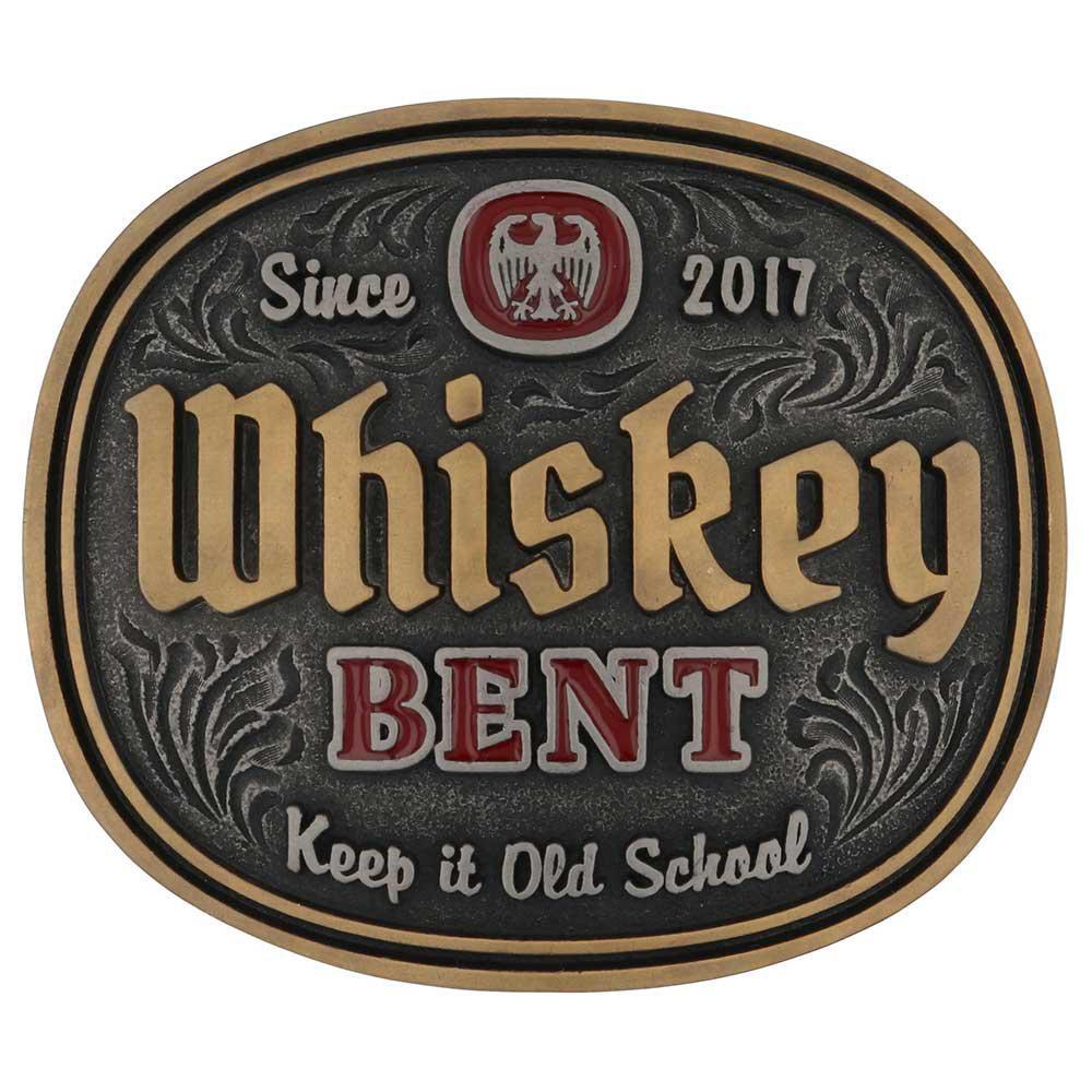 Montana Silversmith A1018WR Keep it Old School Whiskey Bent Attitude Buckle