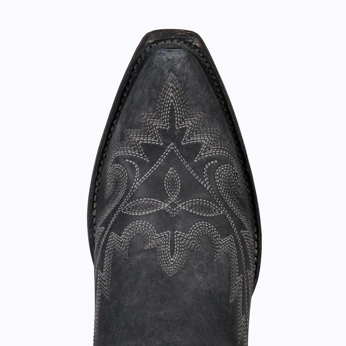 Lane LB0493C Lexington Bootie-Distressed Jet Black