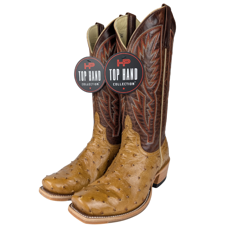 Horse Power Top Hand HP9534 Antique Saddle Ostrich