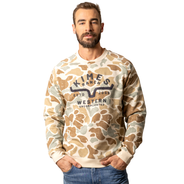 Kimes Ranch REEVES Desert Camo Crew