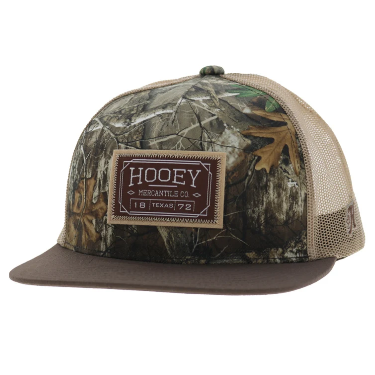 Hooey 2602T- CATN-5-Panel Tucker Snapback Camo/Tan