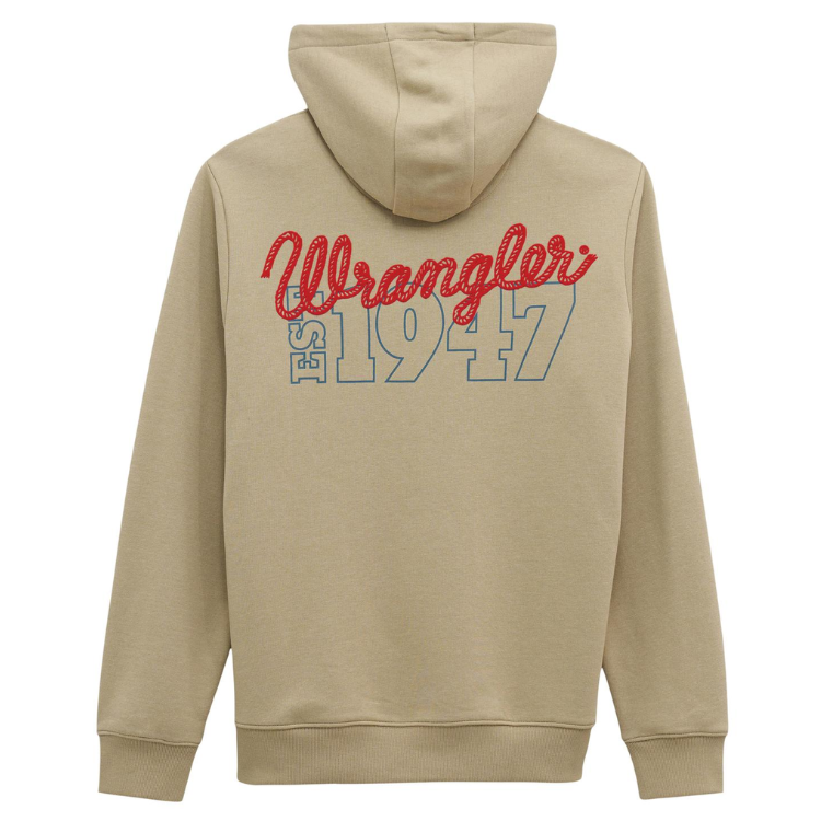 Wrangler 112379564 Men's Western Hoodie - Regular Fit - Trench Coat