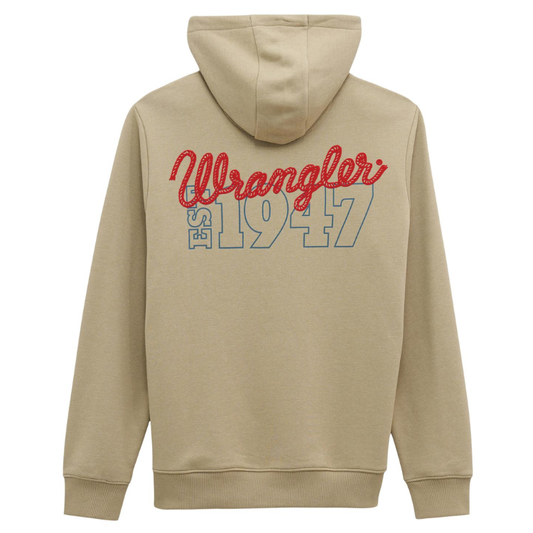 Wrangler 112379564 Men's Western Hoodie - Regular Fit - Trench Coat