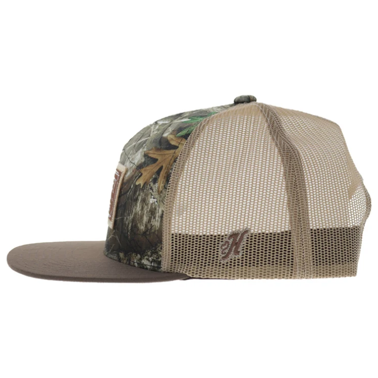 Hooey 2602T- CATN-5-Panel Tucker Snapback Camo/Tan