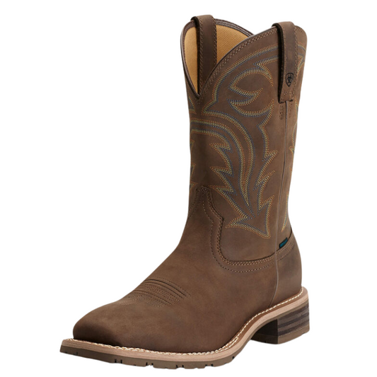 Ariat 10014067 Hybrid Rancher H2O Oily Distresed Brown