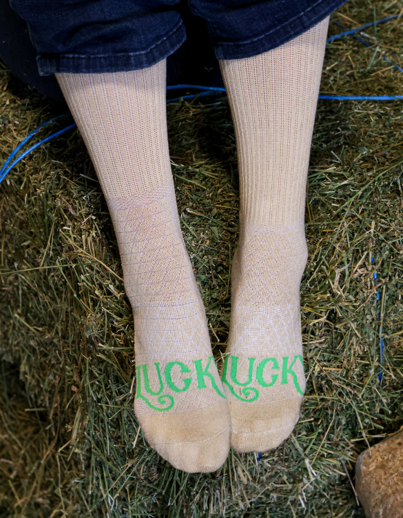Lucky Chuck 1101261035 - Cowboy All The Way - Tan - Socks Pair