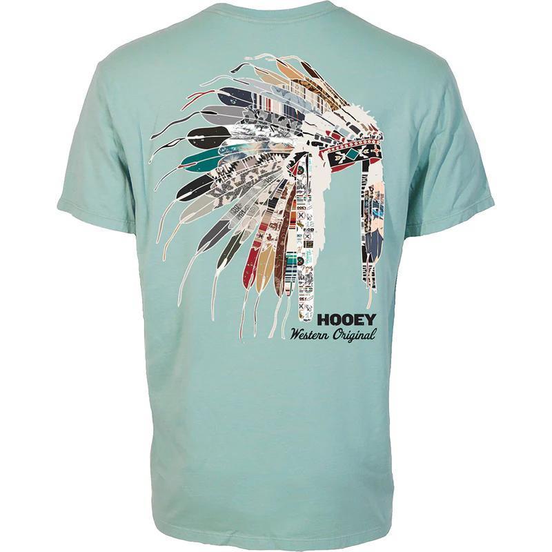 Hooey HT2613LTBL "Hooey Heritage" Light Blue Hooey T-shirt