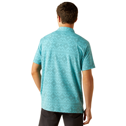 Ariat 10061470 Men's Retro Western Snap Polo