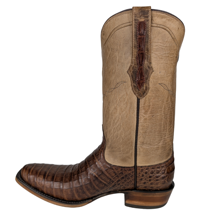 Black Jack PUN7906-V1 Men's Caiman Belly Pull Up Nicotine