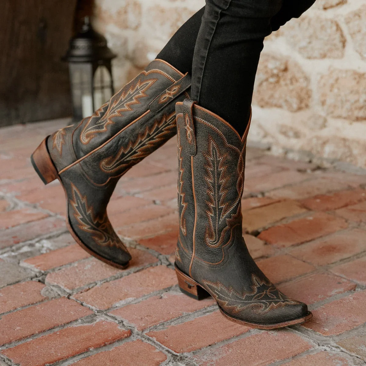 Lane LB0488A Lexington Brown Crackle Women's Boot