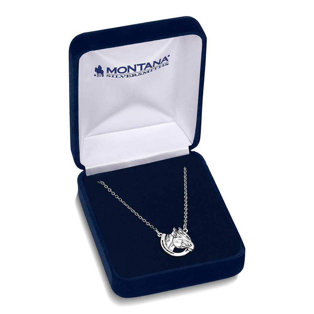 Montana Silversmith NC5881 Lucky Horse Head Pendant Necklace